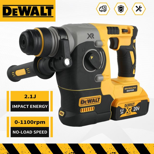 DeWalt DCH273 Rotations-Schlagbohrmaschine 18 V/20 V MAX SDS Bürstenlos in Gelb (ohne Akku) - Bild 1
