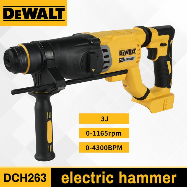 DeWalt DCH263 20 V SDS-Plus Bohrhammer mit bürstenlosem Motor in Gelb - Bild 1