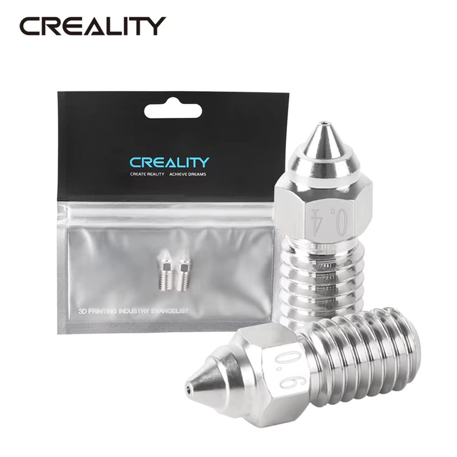 Creality Ender High Speed Nozzle Kit 2 Stück mit 0,4 mm und 0,6 mm für FDM-Drucker inklusive Spider High-Temperature und High-Speed Hotend in Silber - Bild 3