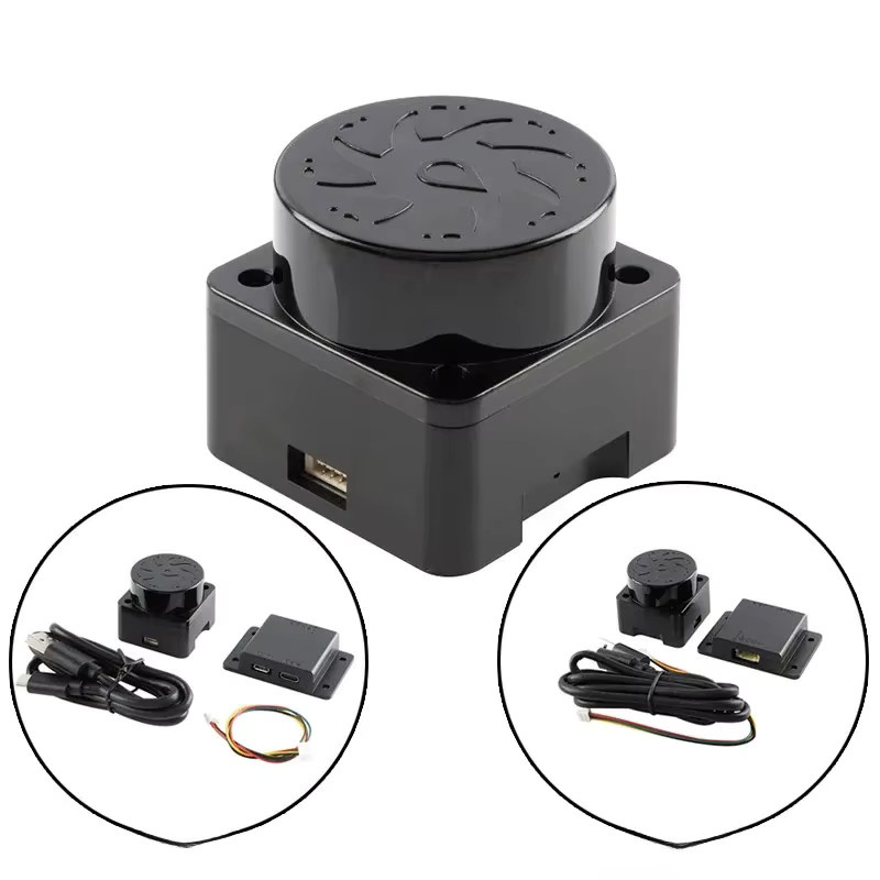 YDLIDAR T-mini Pro Plus TOF Lidar Entfernungssensormodul für Roboter Mapping Navigation und Hindernisvermeidung in Schwarz - Bild 2