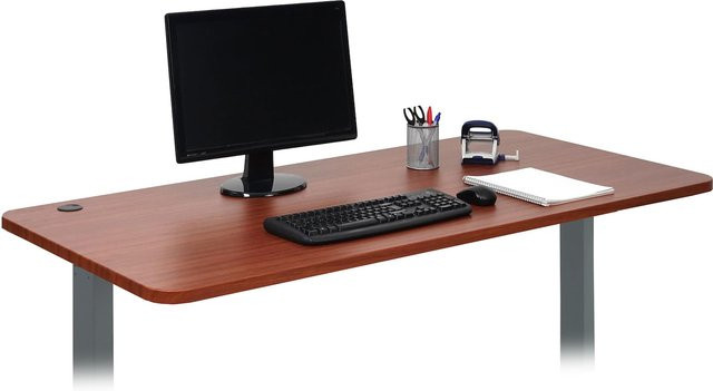 Schreibtischplatte MCW D40 in Braun, B/T: 160 x 80 cm - Bild 1
