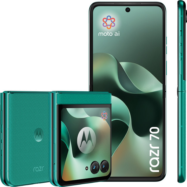 Motorola razr 70 Smartphone 256GB Green 5G Android 6.9 Zoll - Bild 2