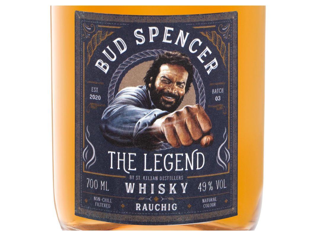 St. Kilian Bud Spencer The Legend Single Malt Whisky, rauchig, 0,7 l, 49% Vol. - Bild 2