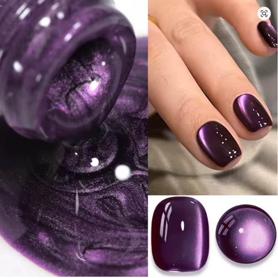 SHAKA Gel-Nagellack, Lila, Schimmernd, 10 ml - Bild 2