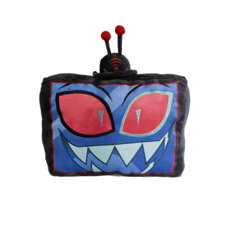 Hazbin Hotel Vox Plüschkissen in TV-Form, blaues Dekokissen aus weichem Textil für Fans - Bild 5