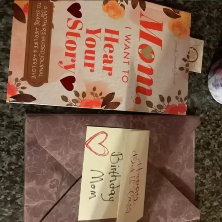 Elegantes Erinnerungsbuch aus Leder für Papa oder Mutter als Tagebuch und Familien-Andenken in Mehrfarbig - Bild 2