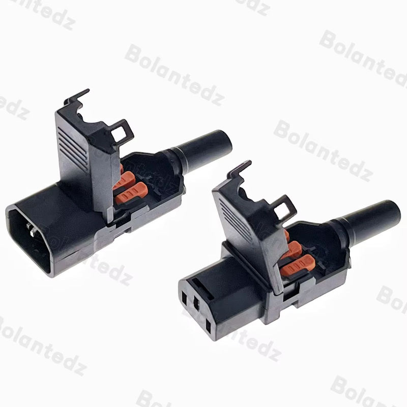 Bolantedz 10 A Stecker für Reiskocher, schraubenfreie Schnellverdrahtung, AC-Steckdose, schwarz - Bild 4
