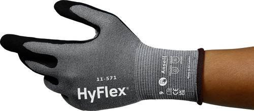 Ansell HyFlex Nitril Arbeitshandschuh in Grau, Größe L, EN 21420:2020 - Bild 1