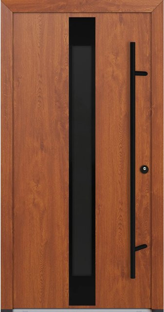 FM Türen Innenbeschläge Set AS68 Modell 25 Goldene Eiche Rechts B: 110 cm, H: 210 cm - Bild 1