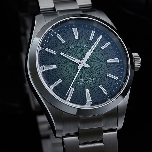 Baltany Armbanduhr Automatik, Edelstahl, 39 mm, Herren, Silber - Bild 1