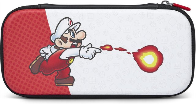 Nintendo Switch Schutzhülle Mario Fireball in Rot - Bild 1
