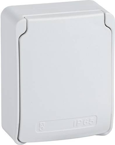 Schneider Electric Anbau-Steckdose IP65 Grau Wandmontage - Bild 1