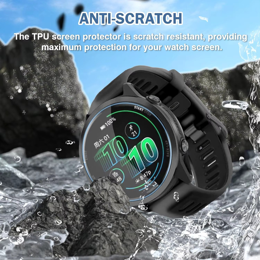Garmin Displayschutzfolie Hydrogel, Transparent, Unisex - Bild 4
