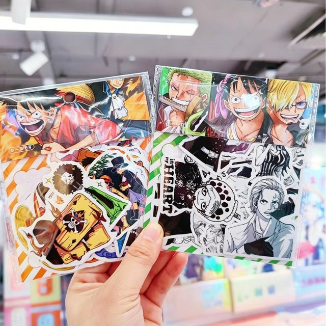 Bandai One Piece Attack On Titan Aufkleber, Anime Haikyuu!! Jujutsu Kaisen, Wasserfeste Graffiti-Aufkleber - Bild 1