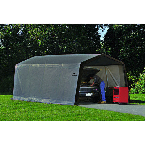 ShelterLogic Foliengarage Weidezelt In-A-Box Beige 18,3 m² B/T: 300 x 610 cm - Bild 3