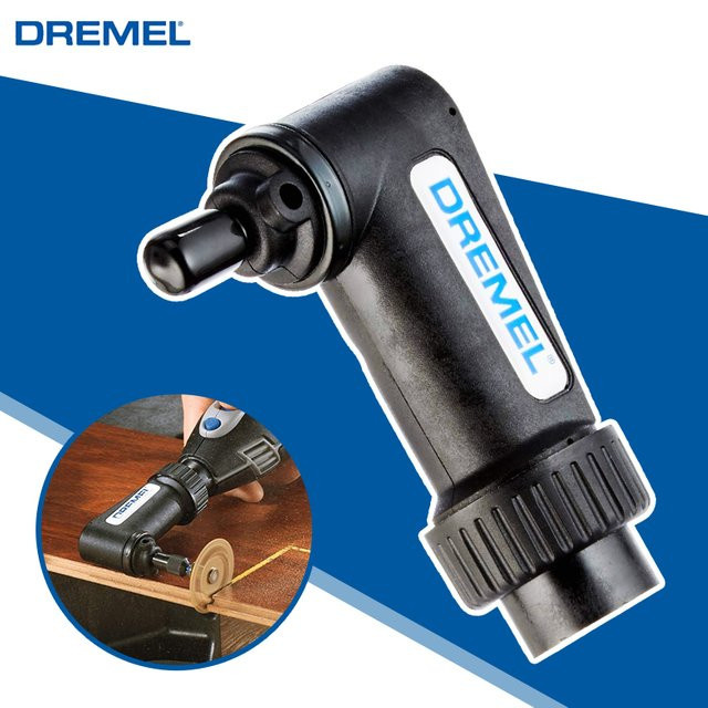 Dremel 575 Original Winkelwandler 90 Grad Rechtwinkliger Aufsatz für elektrische Schleifer in Schwarz - Bild 1
