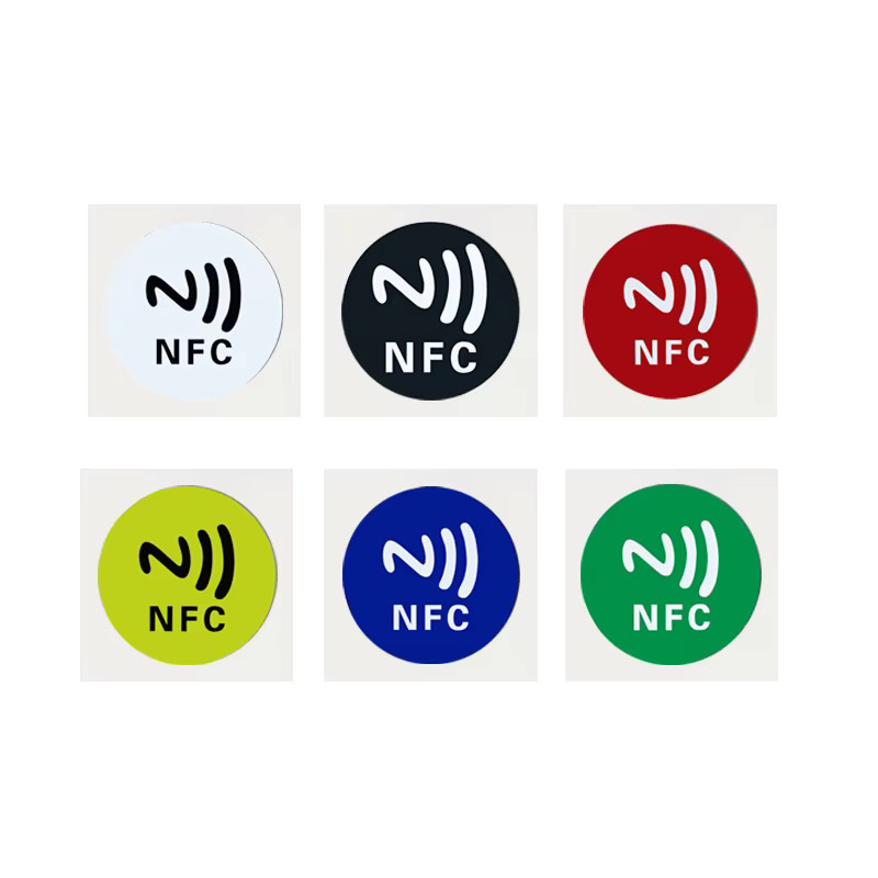 6er Set Fonkan NFC Etiketten NTAG 213 Anti-Metall-Aufkleber in gemischten Farben - Bild 2