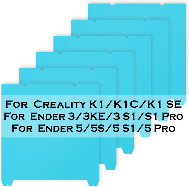 Creality Kalte Bauplatte in Blau für K1, K1C, Ender 3 V3, KE, K1 SE und Ender 5 S1 FDM-Drucker - Bild 1