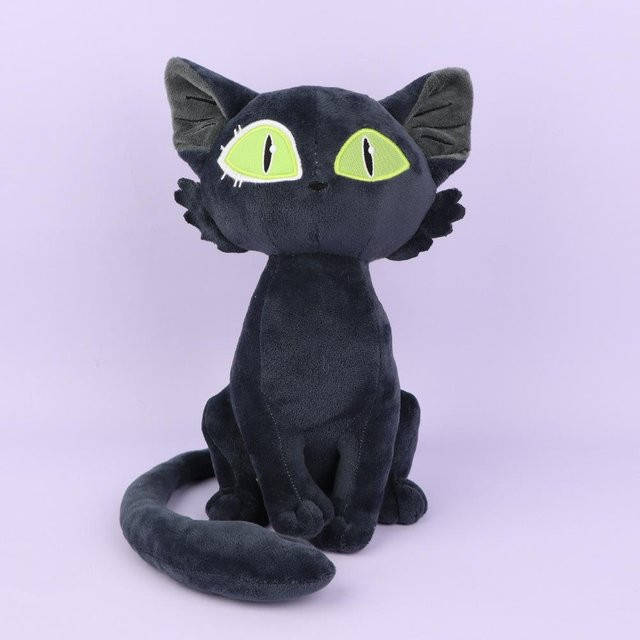 LY Toys Lingya Tour Katze, Plüschtier, schwarz, weiß - Bild 1