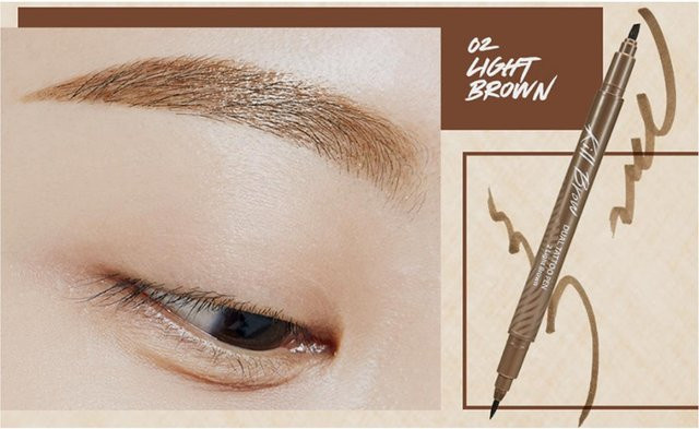 CLIO Kill Brow Dual Tattoo Stift, 02 Light Brown, 1,1g - Bild 1