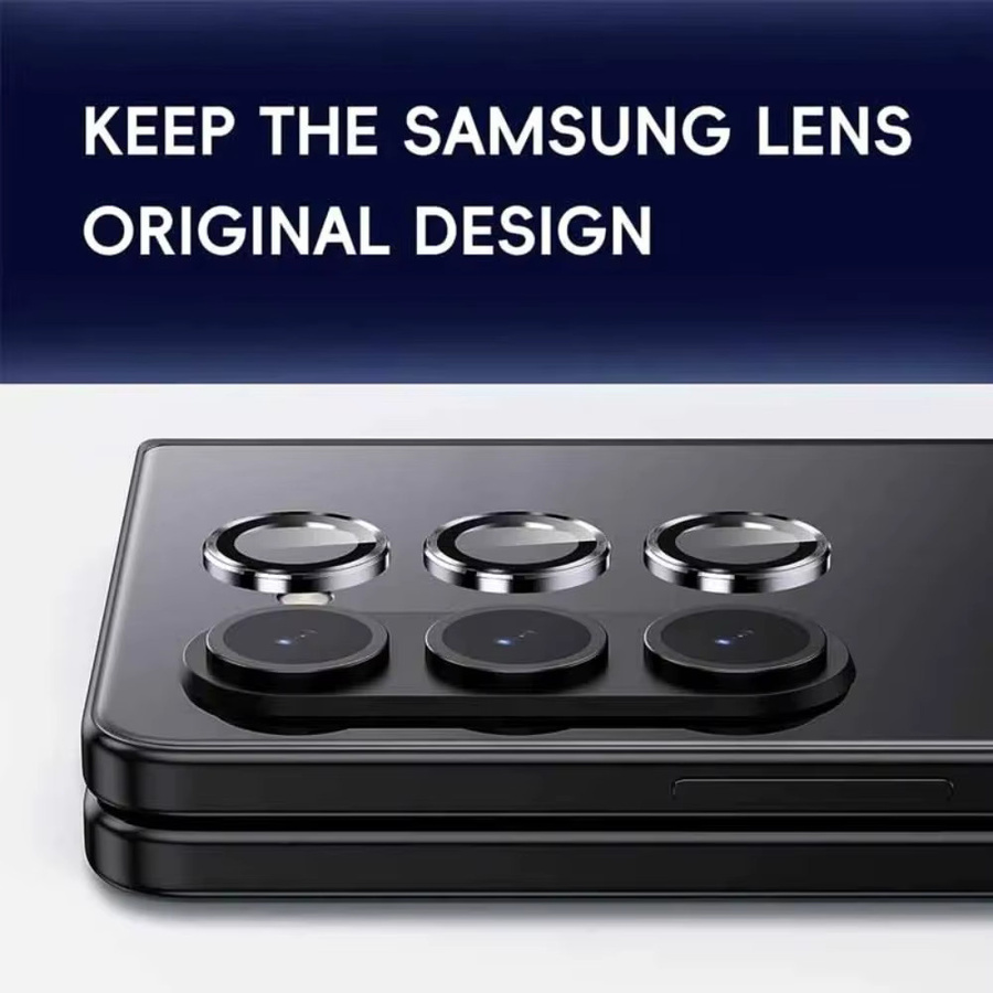 Samsung Galaxy Z Fold 7 6 5 Kamera-Schutzfolie aus gehärtetem Glas in Transparent - Bild 3
