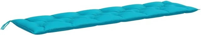 vidaXL Gartenbank-Auflage aus Polyester in Türkis, B/T/H: 200 x 50 x 7 cm, wasserabweisend und UV-beständig - Bild 1