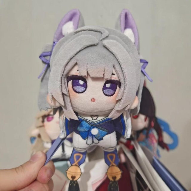 Yiran toy Shinano Ijn Yukikaze Cheshire Stoffpuppe, Plüschtier, 10cm, ab 14 Jahren - Bild 1