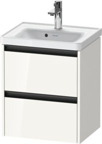 Duravit Waschtischunterschrank Ketho.2 in Weiß Hochglanz, wandhängend, B/T/H: 48,4 x 37,5 x 54,9 cm - Bild 1