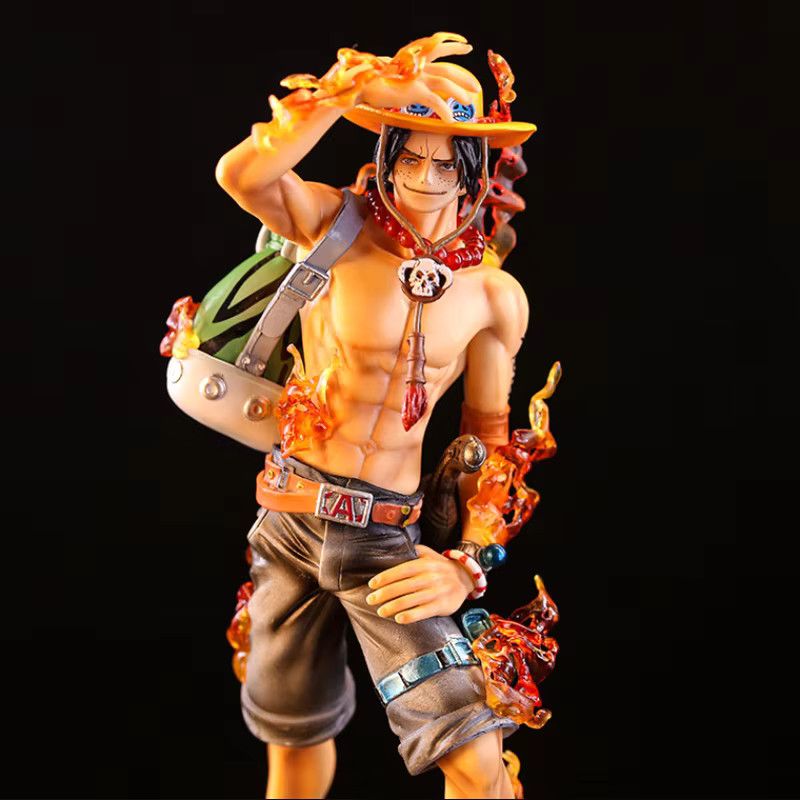 Bandai One Piece 10th Anniversary Sammlerfigur Fire Fist Ace und Ruffy Brother Modell aus PVC in Multicolor - Bild 3