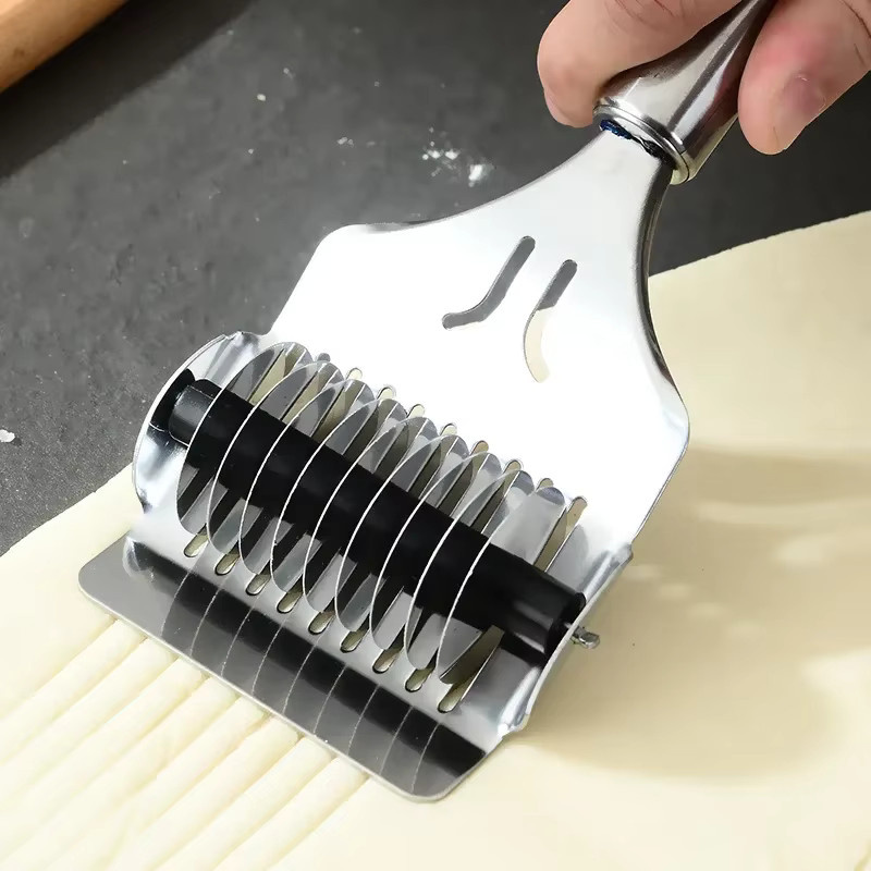 PDQ Manuelle Nudelmaschine aus Edelstahl in Silber für Spaghetti und Pasta - Bild 3