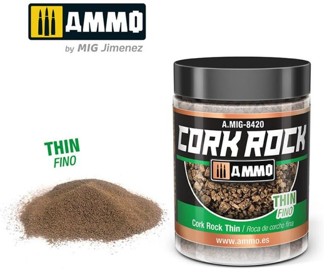 AMMO by MIG Jimenez Cork Rock Thin, Braun, 100ml - Bild 1