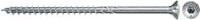 Fischer Power-Fast II Spanplattenschraube mit Senkkopf und Torx, verzinkt, Farbe: Silber/Blau, Durchmesser: 5,0 mm, Länge: 45,0 mm - Bild 1