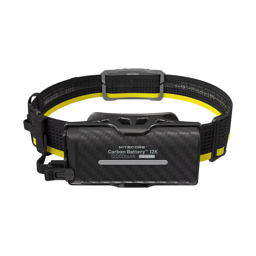 NITECORE Carbon Lithium-Ionen-Akku mit USB-C-Aufladung in Schwarz für externe Scheinwerfer (6000 mAh oder 12000 mAh) - Bild 2
