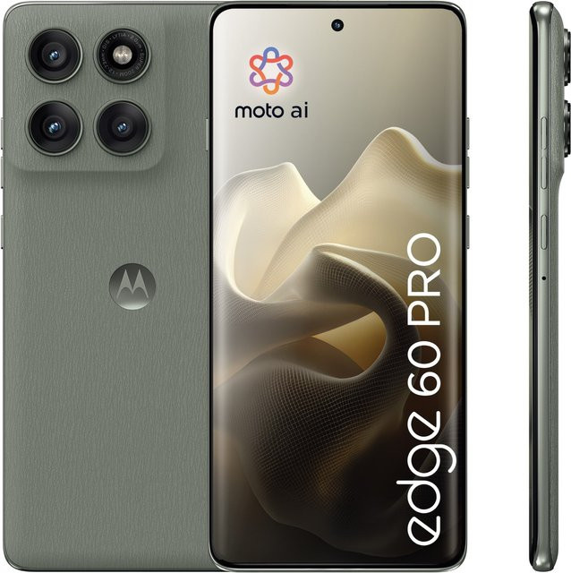 Motorola Edge 60 Pro Smartphone PANTONE Shadow in Schwarz/Grau mit 512 GB Speicher und 6,67 Zoll Display - Bild 1