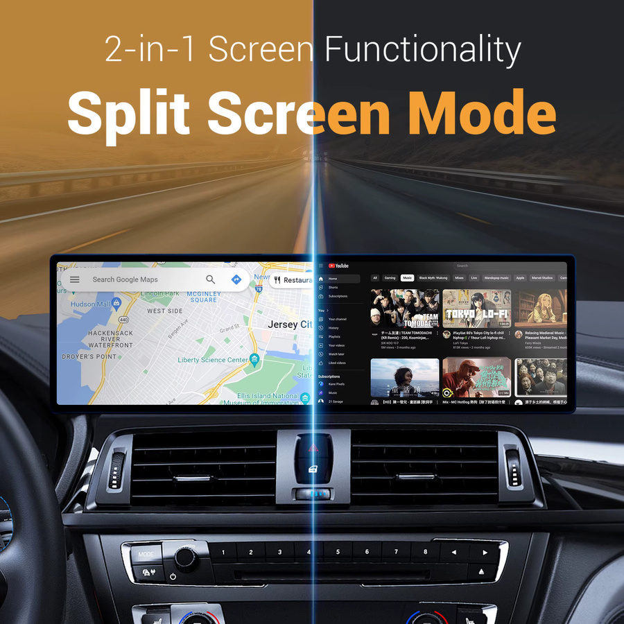 OTTOCAST Android 13 AI Box für BMW mit Wireless CarPlay und Netflix, Schwarz - Bild 2