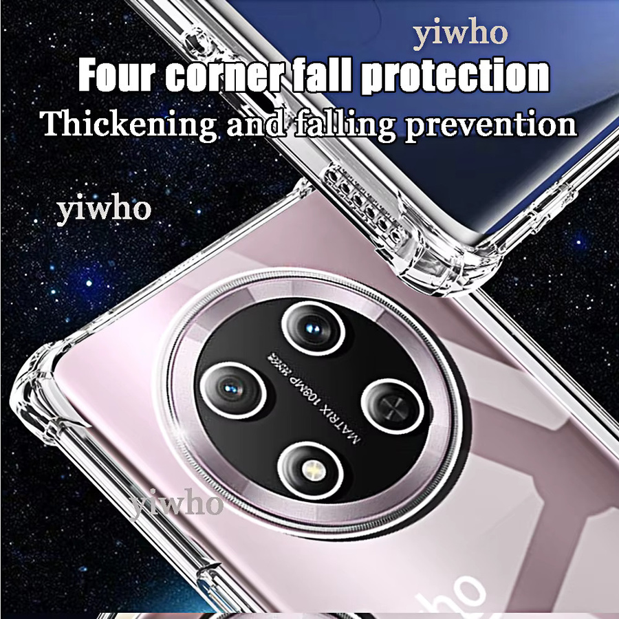 Stoßfeste Handyhülle für Huawei Honor Magic 7 Lite, Magic 7, Magic 6 und Magic 5 Pro Lite, transparent, weiche TPU-Rückseite - Bild 2