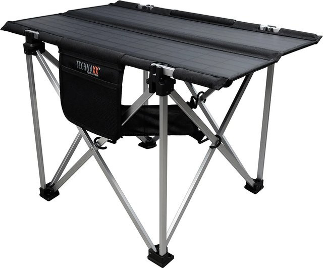 Technaxx Solar-Campingtisch TX-252 Faltbar Schwarz 60W mit 20kg Belastbarkeit - Bild 1