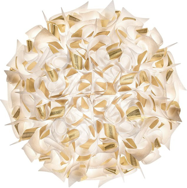 Slamp Veli Large Aurea Wand- und Deckenleuchte in Gold/Messing mit dimmbarer LED und Opalflex, Lentiflex, Goldflex und Copperflex - Bild 1