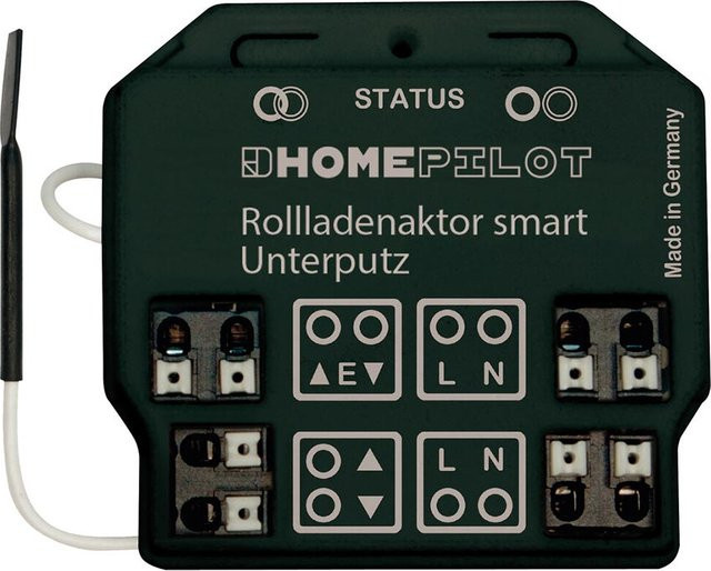 HOMEPILOT Rollladenaktor smart Unterputz in Schwarz - Bild 1
