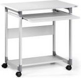 Durable Computer-Trolley Arbeitsstation SYSTEM 75 FH in Grau mit höhenverstellbarer Platte und Rollen - Bild 1