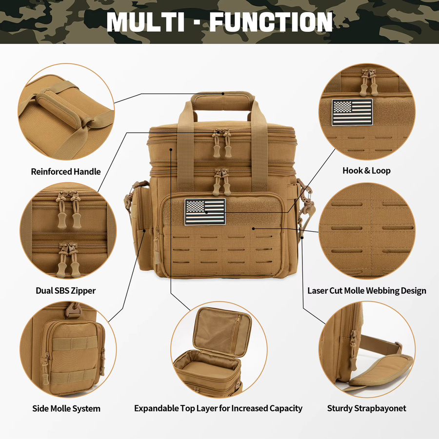 ReFire Gear Taktische Isolierte Kühltasche in Grün, 18L Auslaufsichere Thermotasche für Camping und Outdoor - Bild 3