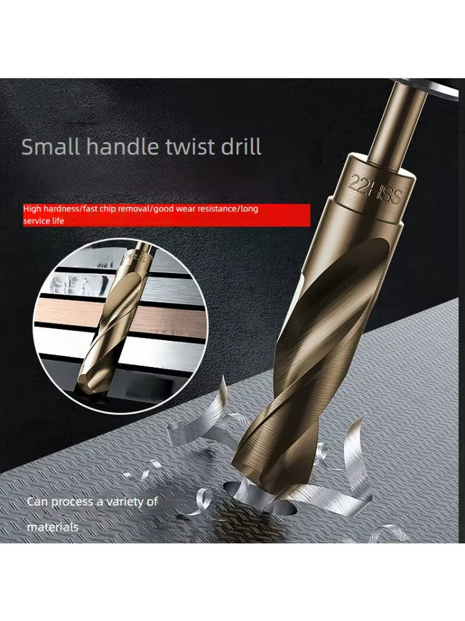M35-CO HSS Cobalt Spiralbohrer mit reduziertem Schaft für Edelstahl und Metall, Durchmesser: 13,5 bis 30 mm, Schaftdurchmesser: 12,7 mm (1/2 Zoll) - Bild 6