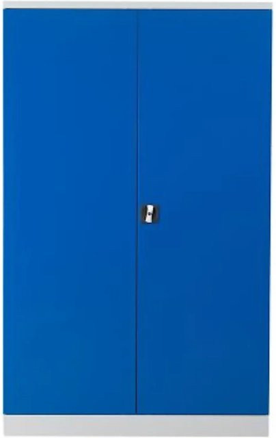 PROREGAL Stahlschrank Bee mit 4 Fachböden in Grau-Blau, H: 195 cm, B: 120 cm, T: 60 cm - Bild 1