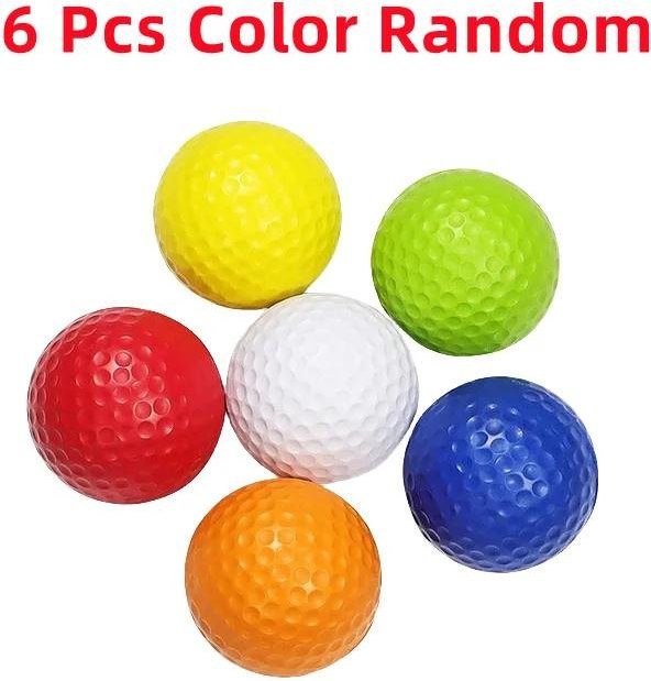BC Pet Supplies Golf Übungsball, Schaumstoff, 6-teiliges Set, ab 14 Jahren - Bild 1
