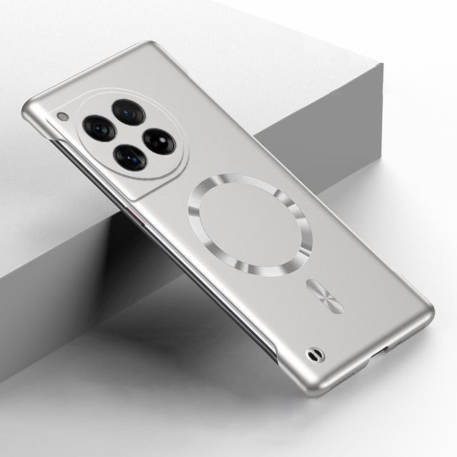 Rahmenlose magnetische Schutzhülle für OnePlus Modelle in Rot - Bild 1
