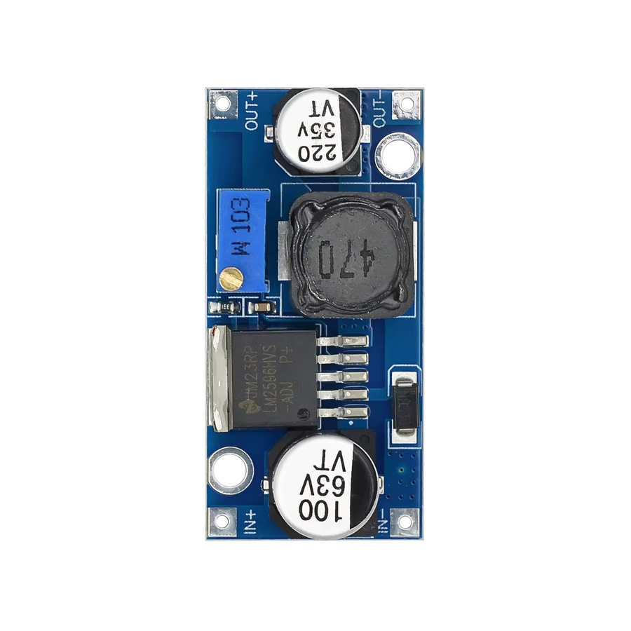 LM2596HVS DC-DC Step-Down-Modul 48V einstellbare Spannungsversorgung Blau - Bild 2