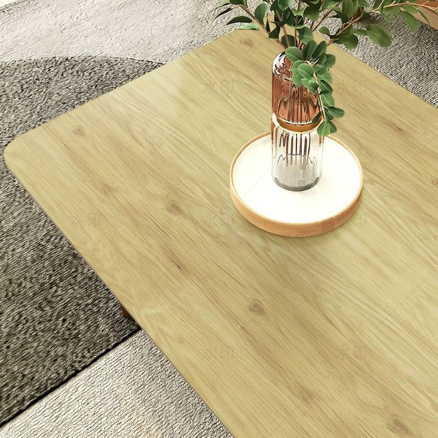 Selbstklebender Türsticker in Holzmaserung Beige, Breite: 45 cm, Länge: 1 m - Bild 1