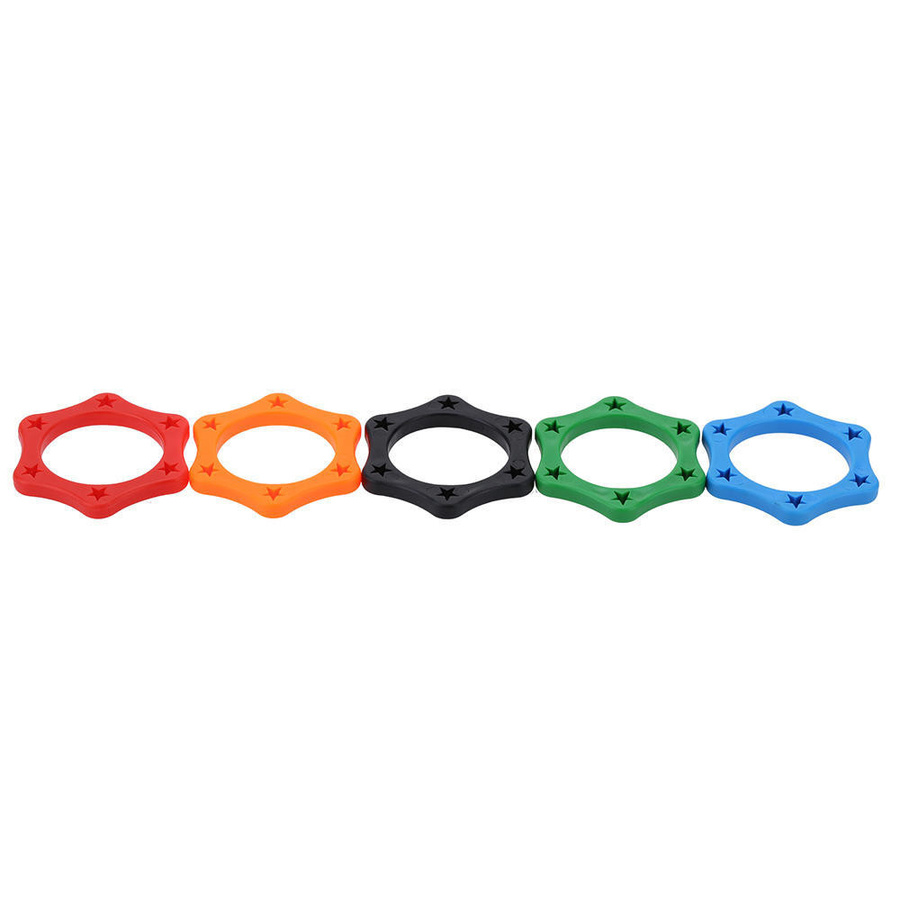 Andoer 5 Stück Gummi-Anti-Roll-Schutzringe für Wireless-Handmikrofone in Multicolour - Bild 2