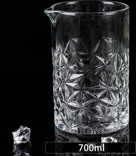 Bestbags Professioneller Cocktailshaker aus Glas, transparent, 700 ml - Bild 1