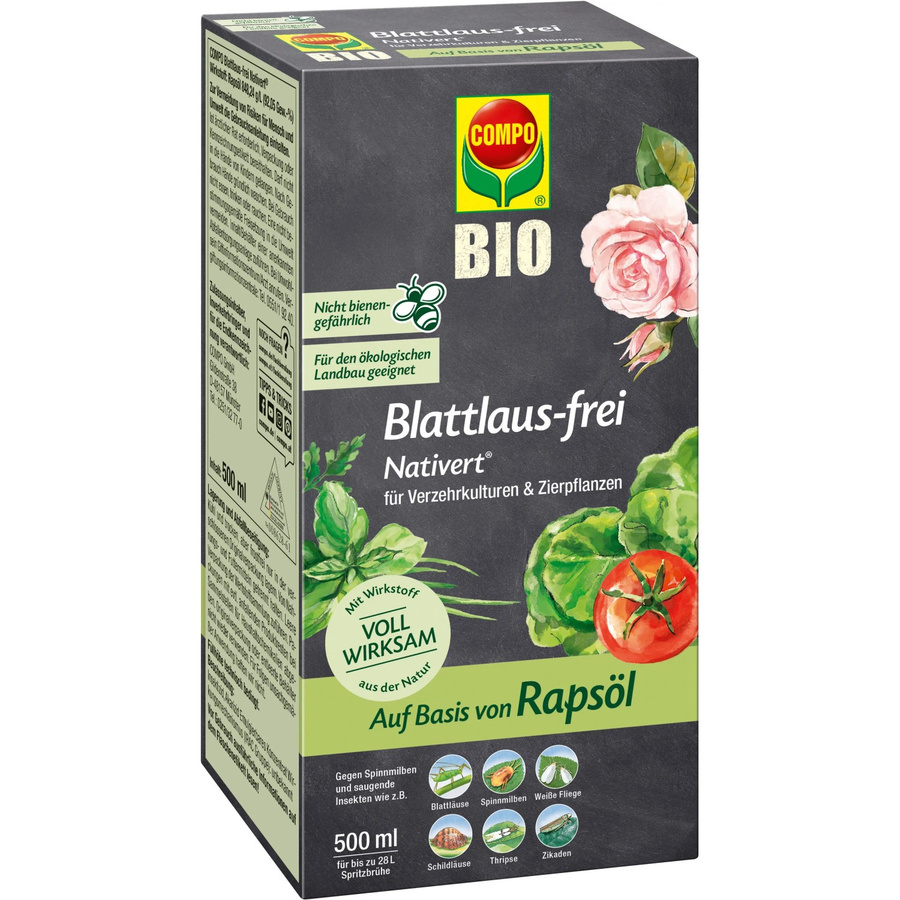 Compo Nativert Blattlaus-frei Bio Insektenspray 500 ml - Bild 2